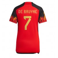 Belgicko Kevin De Bruyne #7 Domáci Ženy futbalový dres MS 2022 Krátky Rukáv